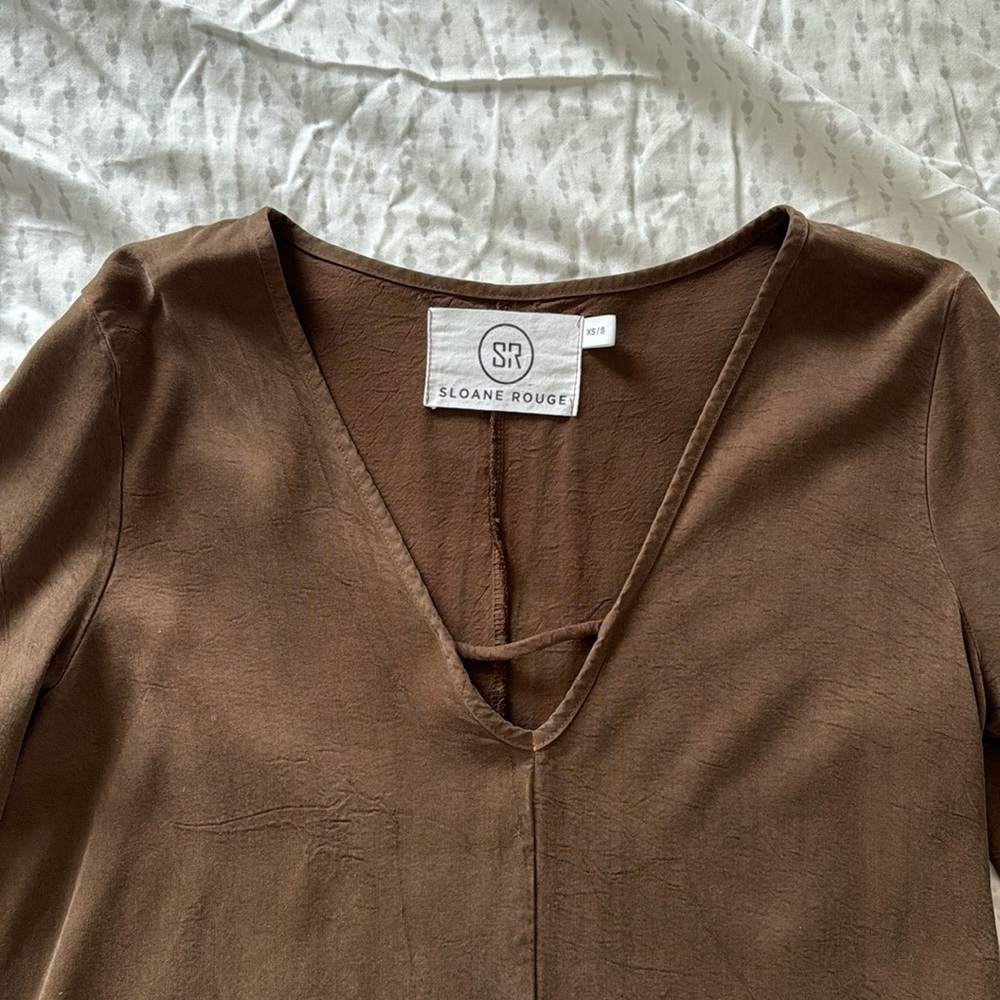 Sloane rouge brown dress XS/S